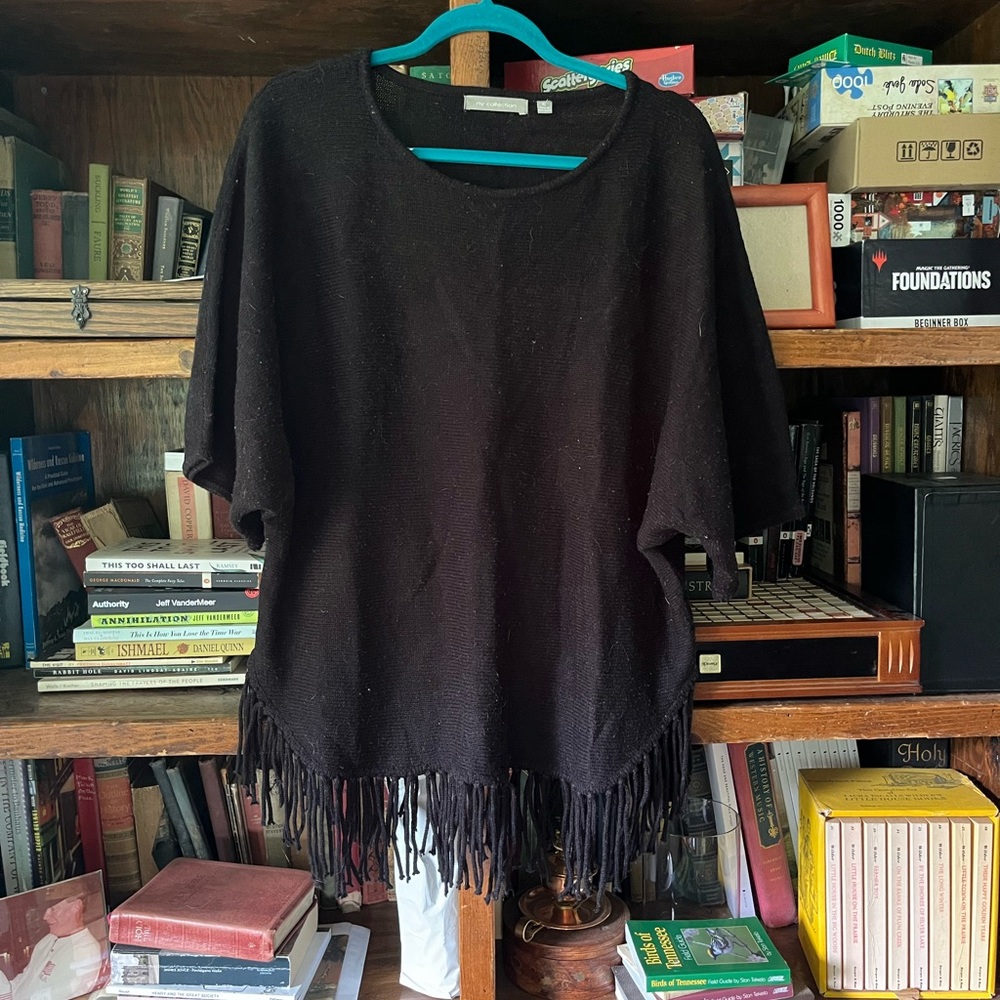 Black Fringe sweater